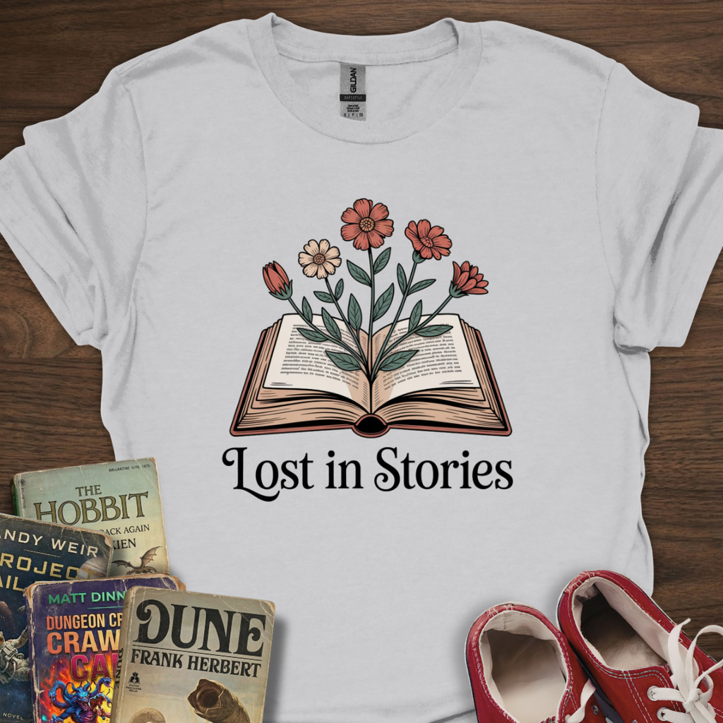 Lost In Stories Flowers T-Shirt
