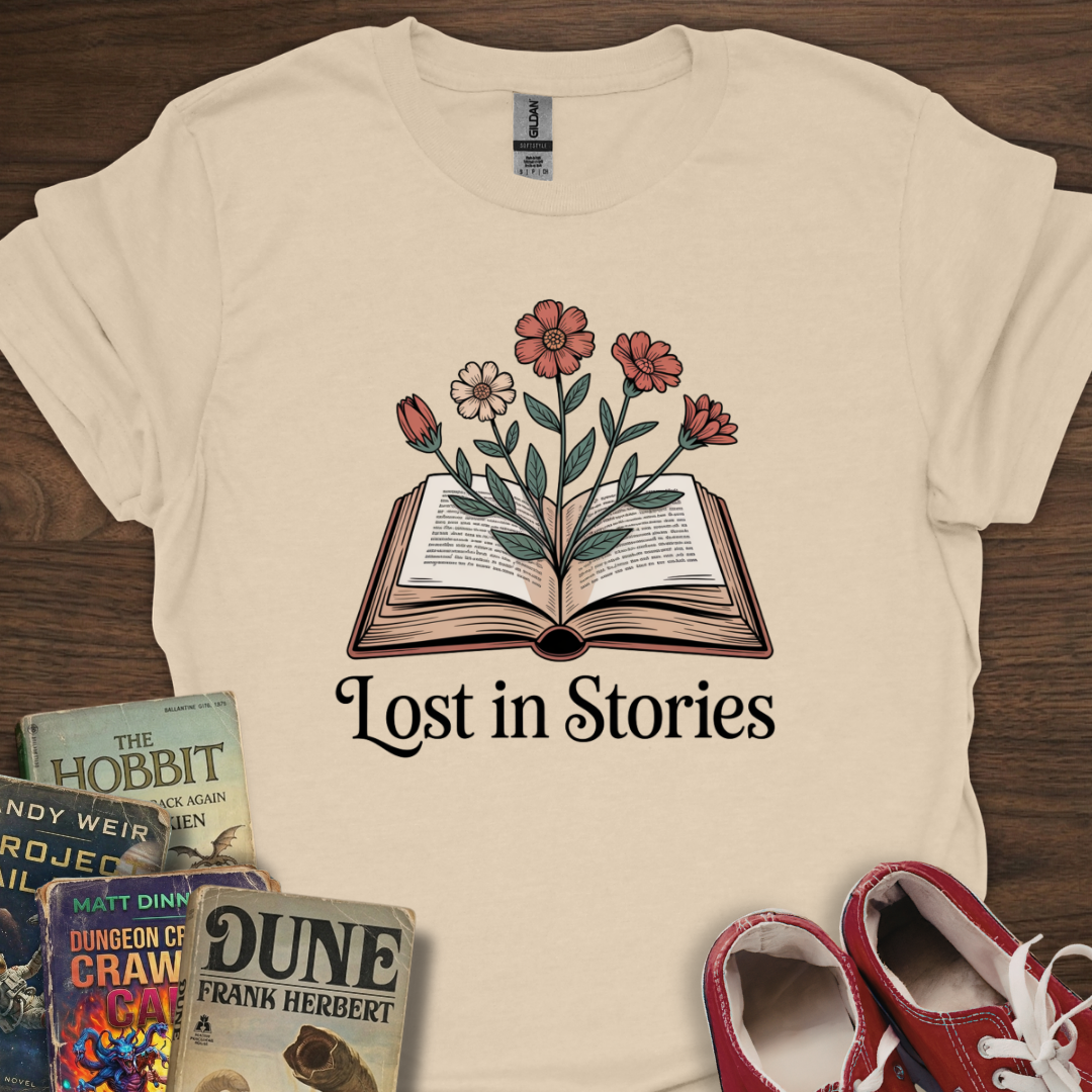 Lost In Stories Flowers T-Shirt