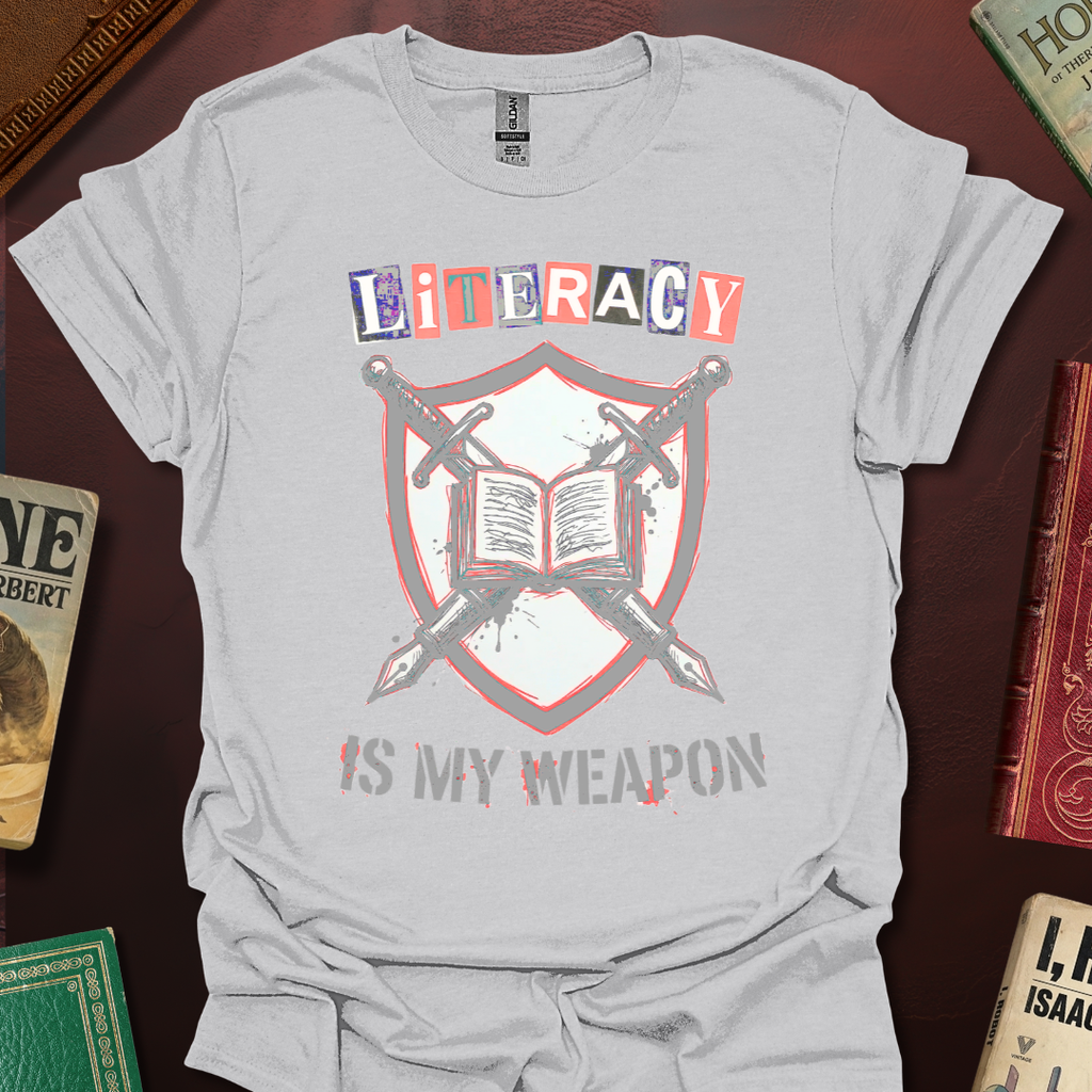 Literacy Is My Weapon Zine T-Shirt