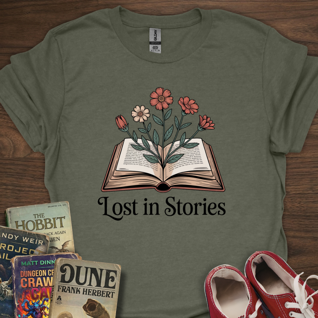 Lost In Stories Flowers T-Shirt