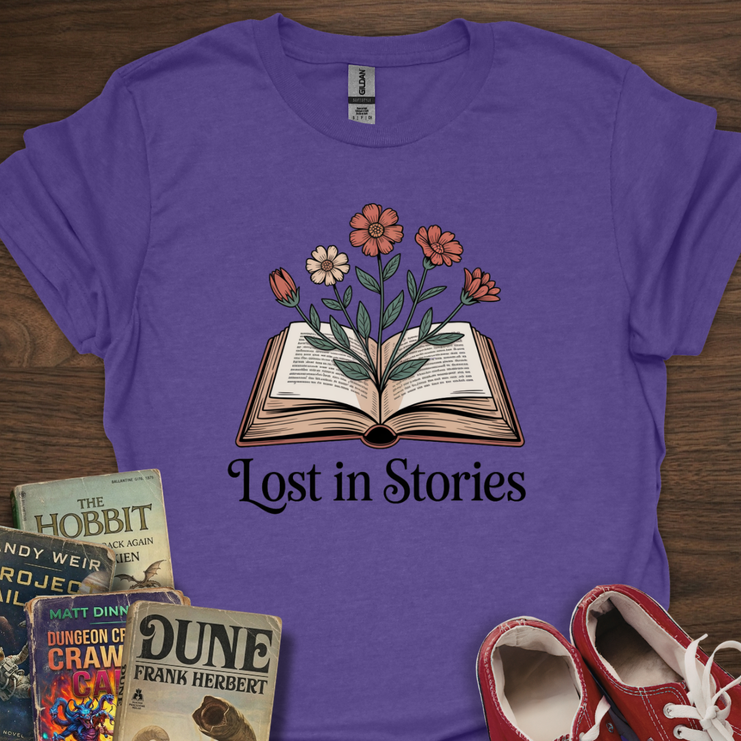 Lost In Stories Flowers T-Shirt
