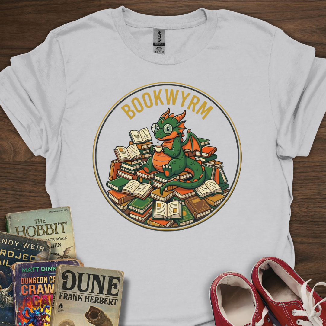 Bookwyrm Pile T-Shirt
