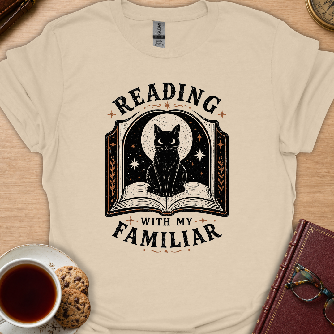 Reading With My Familiar T-Shirt