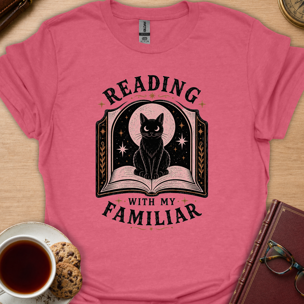 Reading With My Familiar T-Shirt