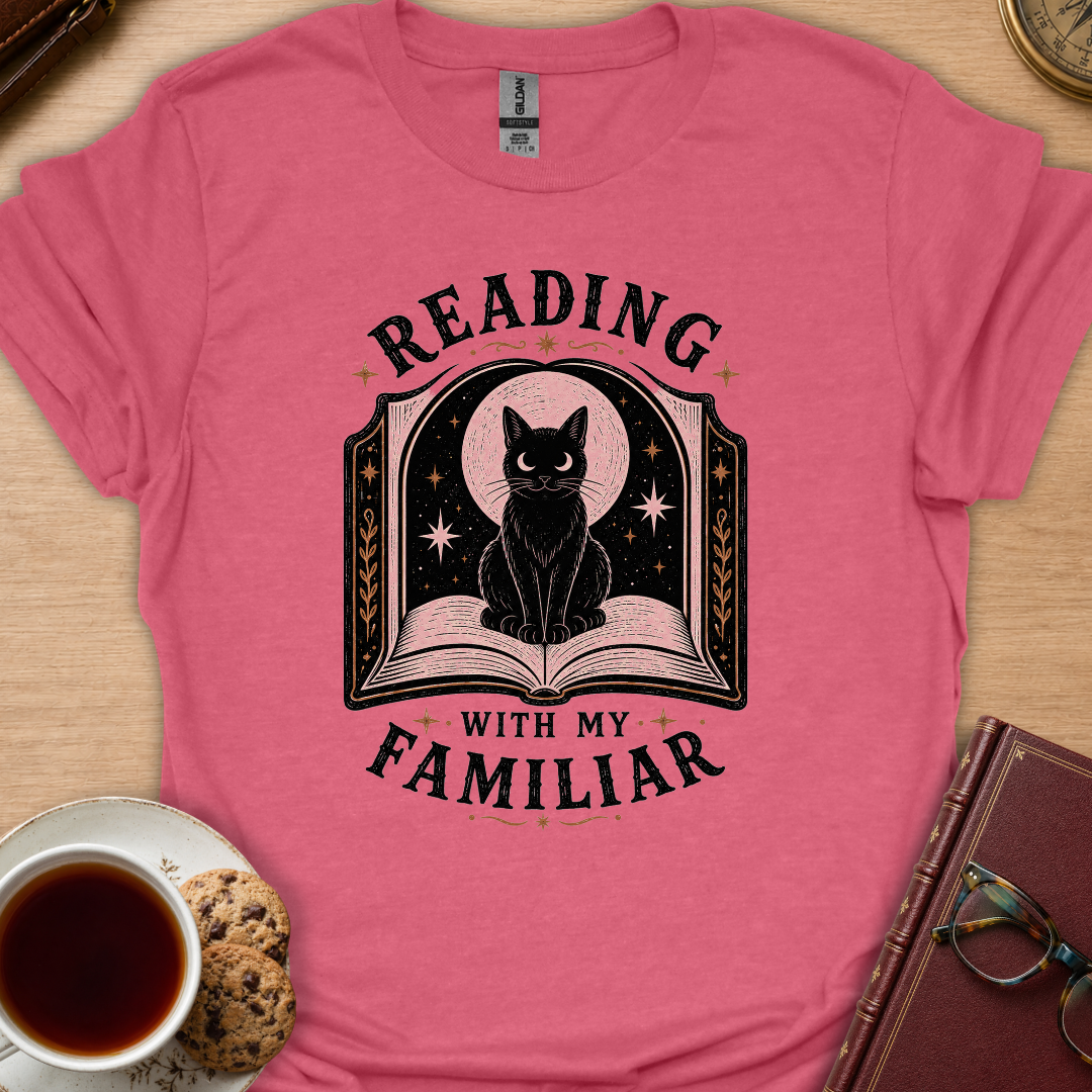 Reading With My Familiar T-Shirt