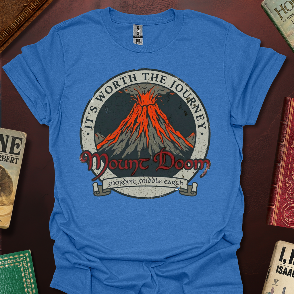 It's Worth The Journey Mount Doom Badge T-Shirt