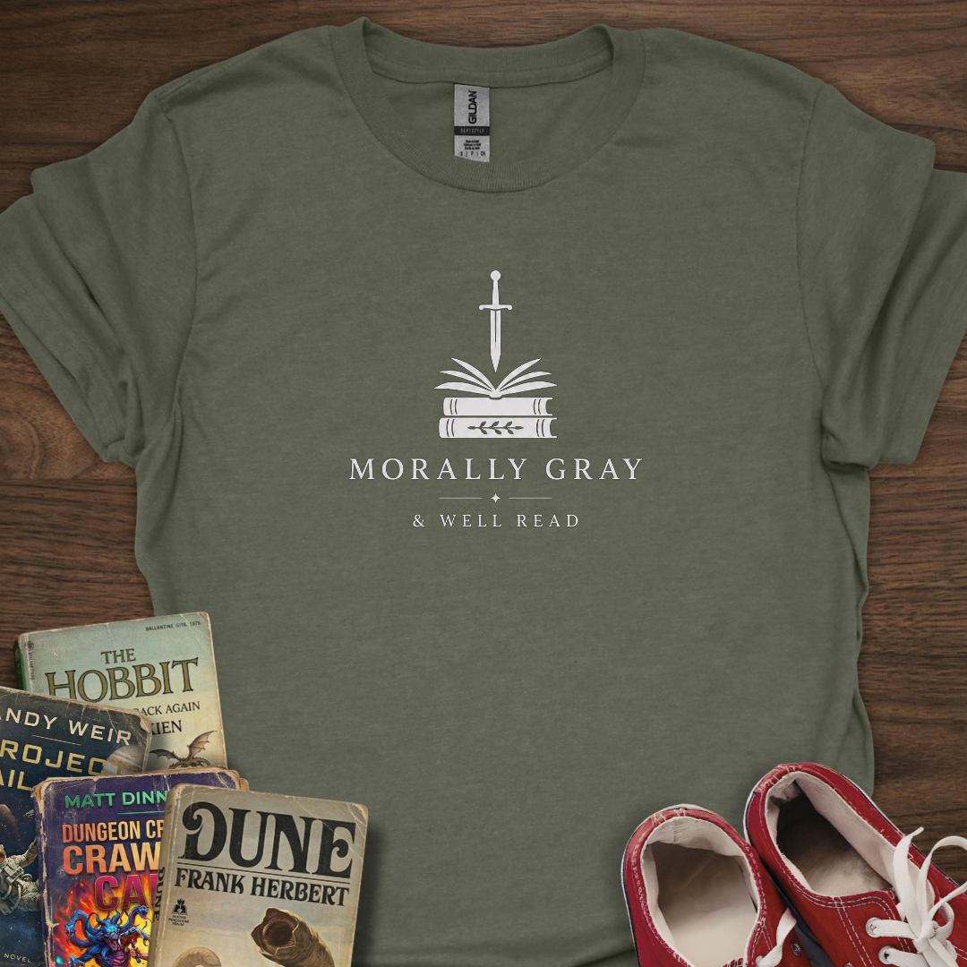 Morally Gray Well Read T-Shirt