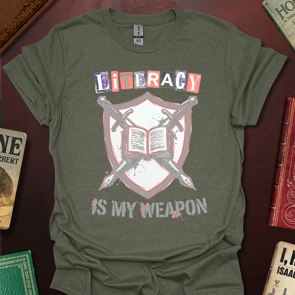 Literacy Is My Weapon Zine T-Shirt