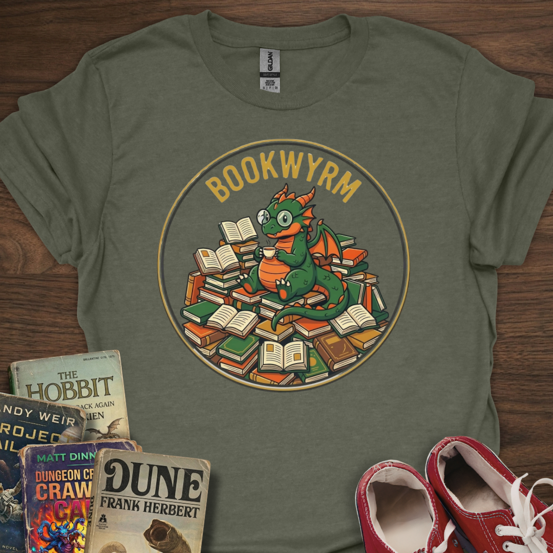 Bookwyrm Pile T-Shirt