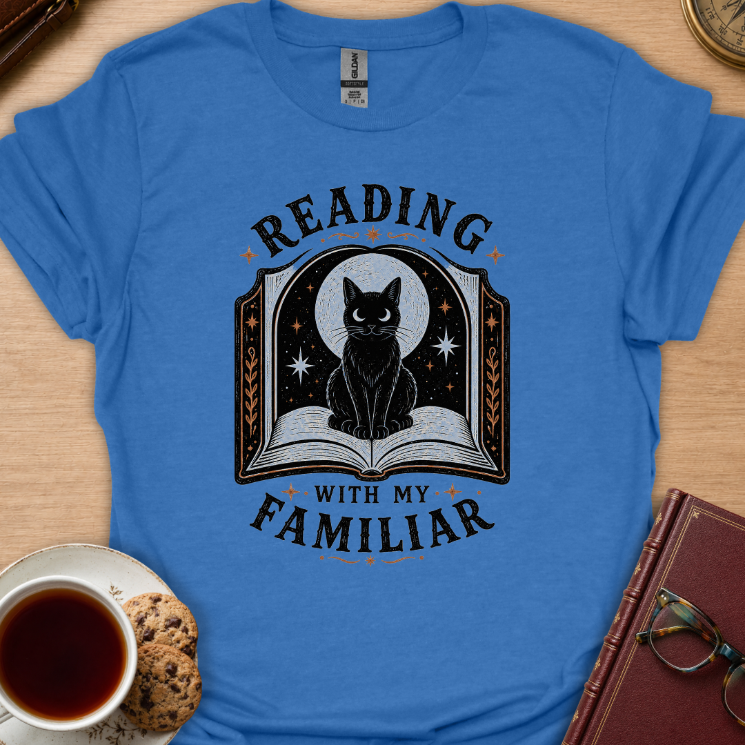 Reading With My Familiar T-Shirt