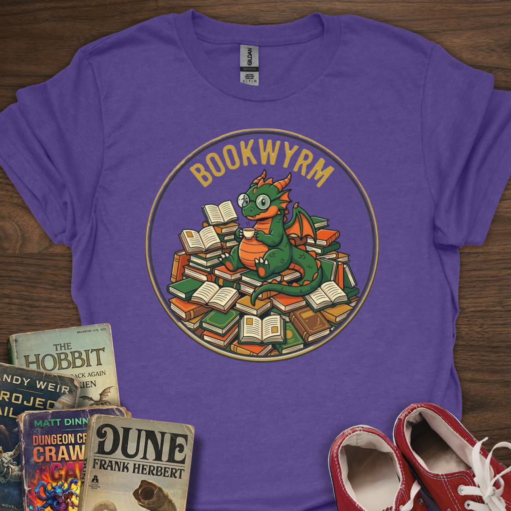 Bookwyrm Pile T-Shirt