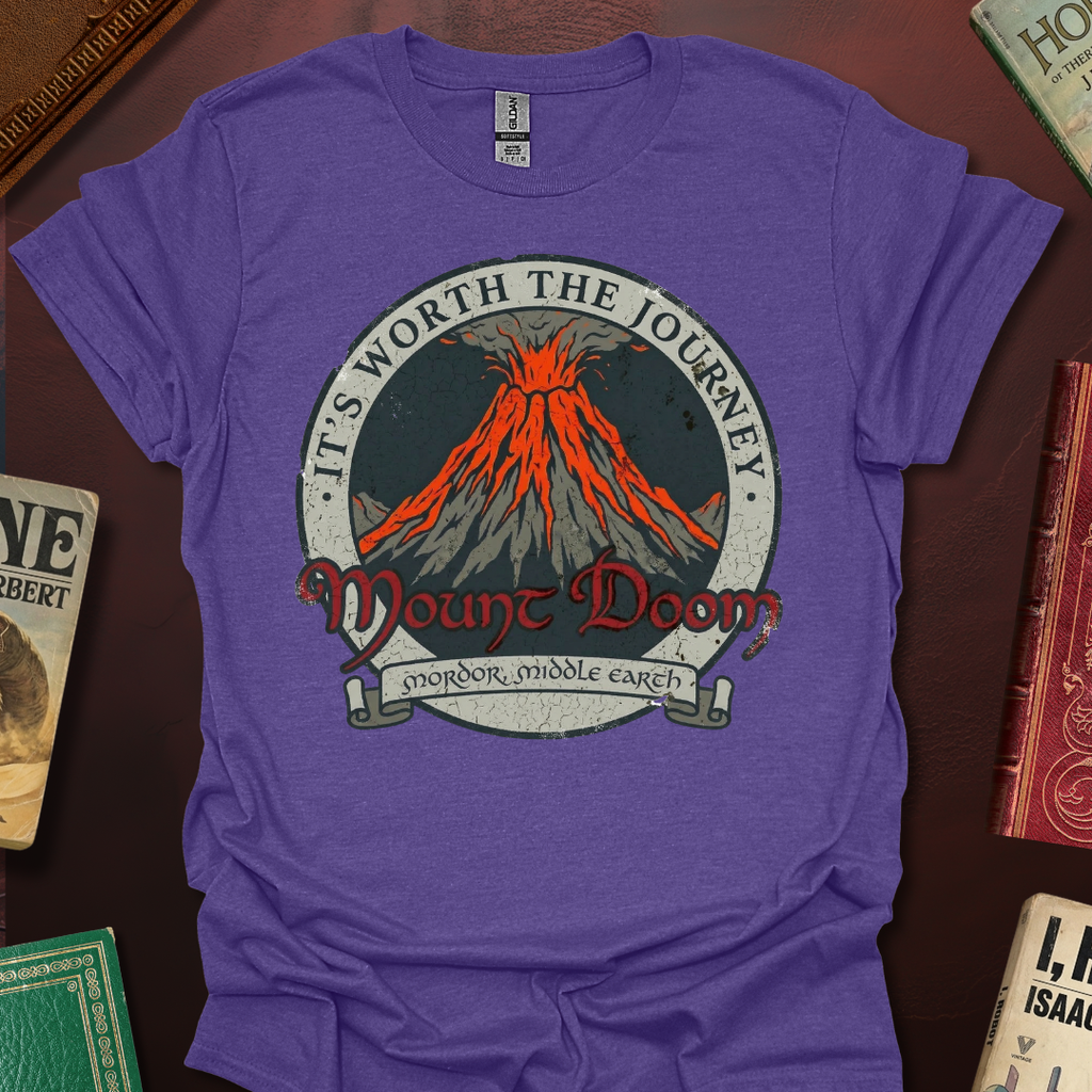 It's Worth The Journey Mount Doom Badge T-Shirt