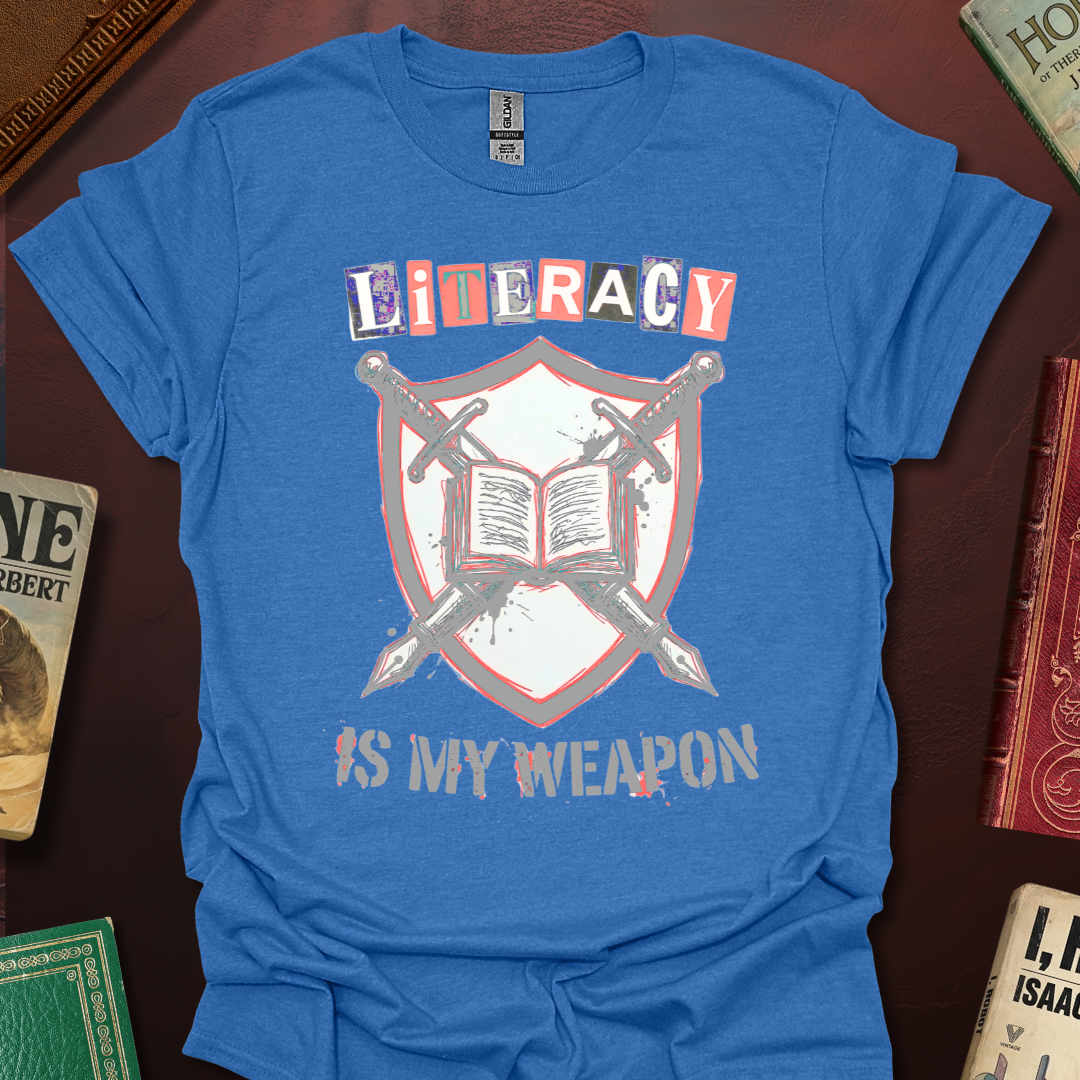Literacy Is My Weapon Zine T-Shirt