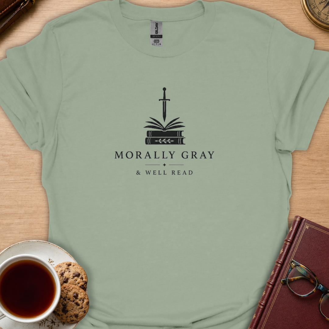 Morally Gray Well Read T-Shirt
