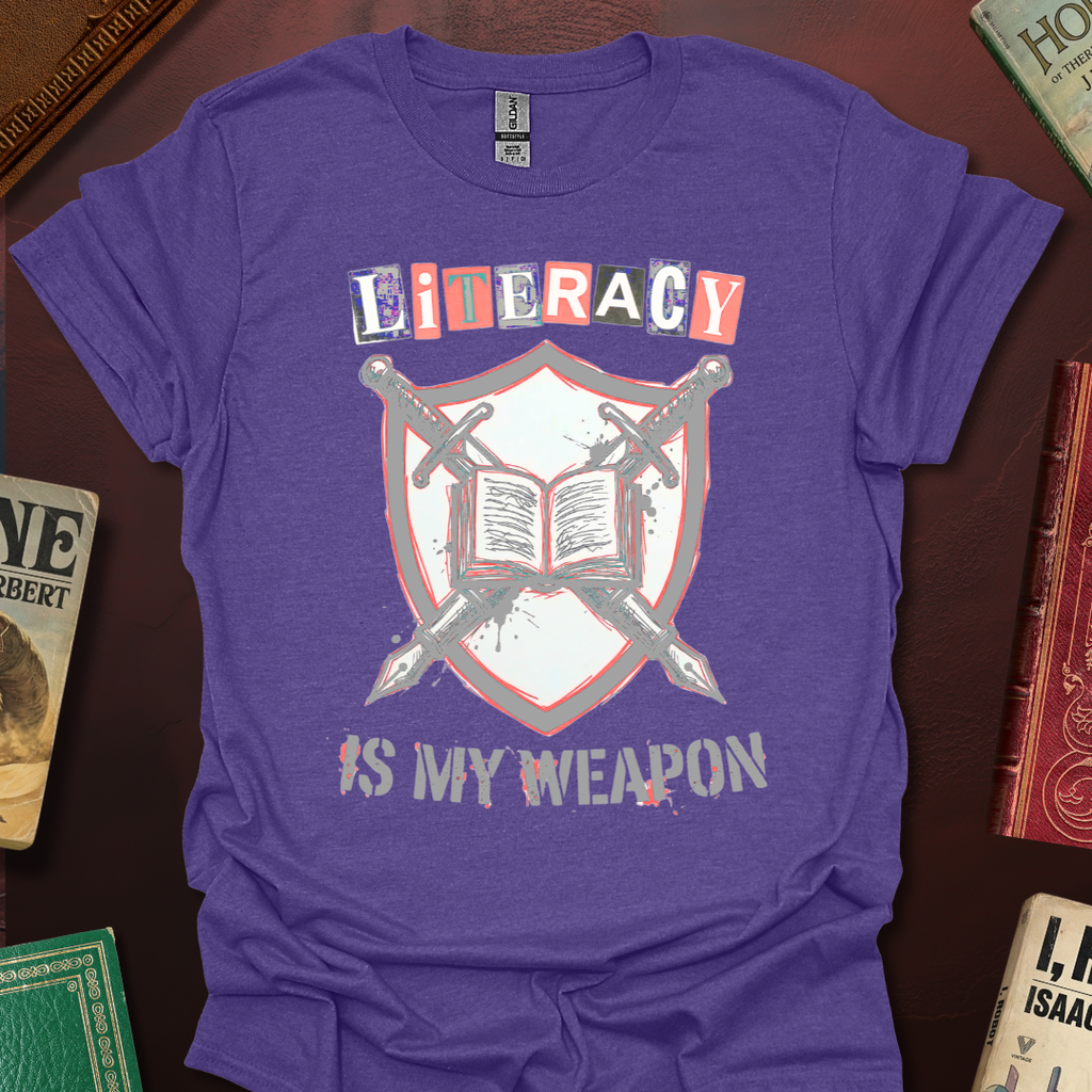 Literacy Is My Weapon Zine T-Shirt
