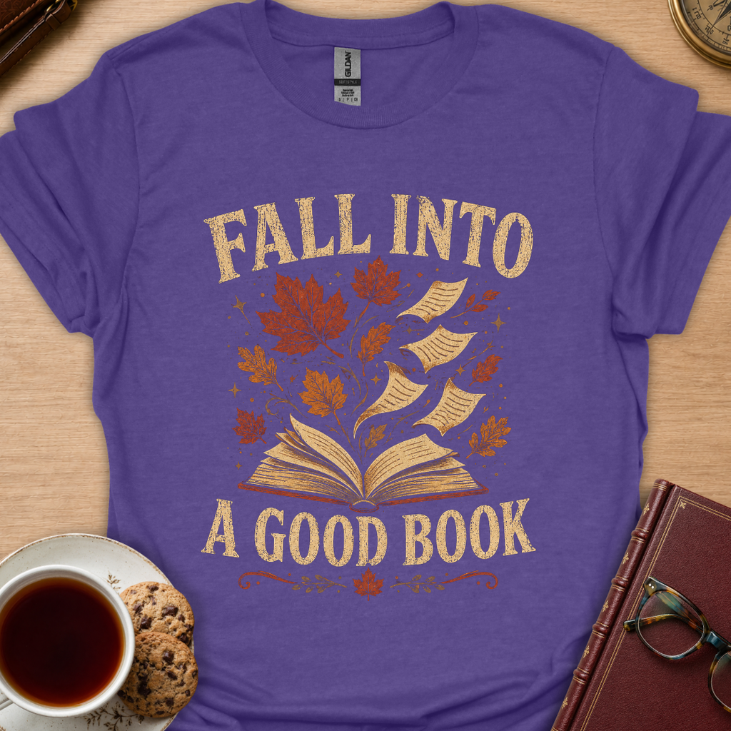 Fall Into A Book T-Shirt