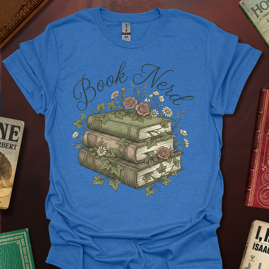 Book Nerd Nature Book StackT-Shirt