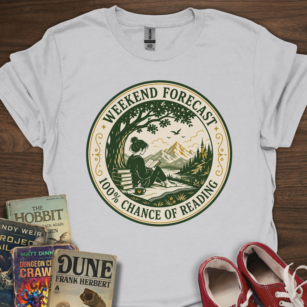 Reading Forecast Badge T-Shirt