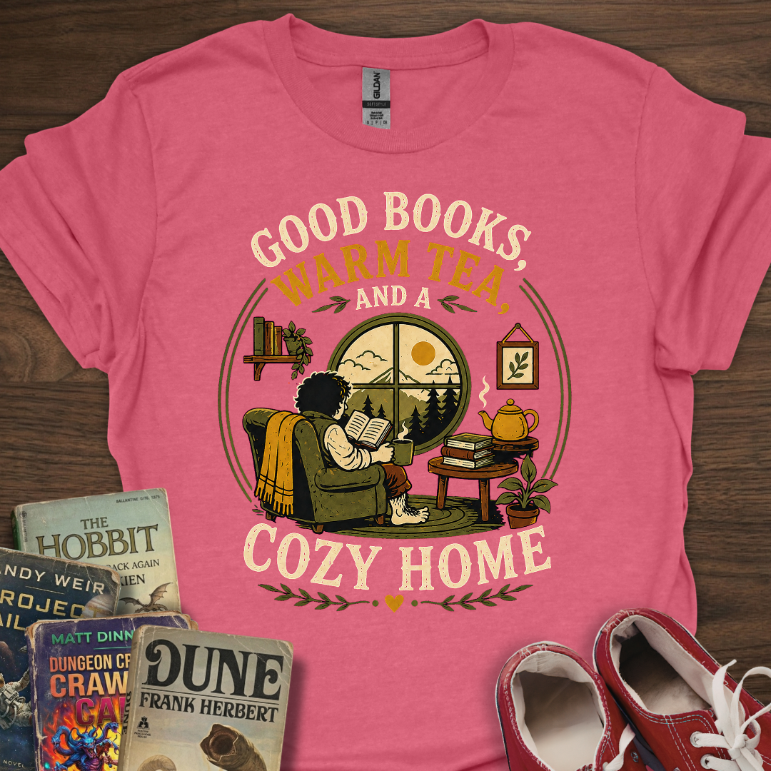 Good Books Cozy Home T-Shirt