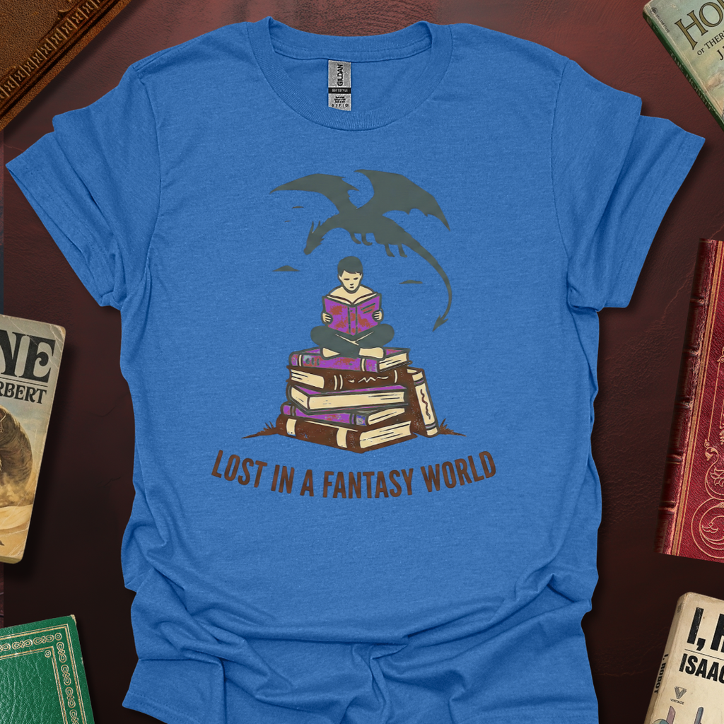 Lost In A Fantasy World Pile T-Shirt