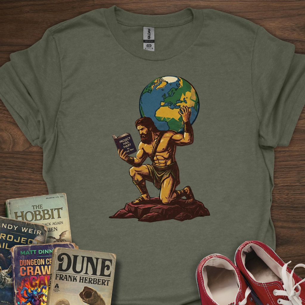 Atlas Reads Hail Mary T-Shirt