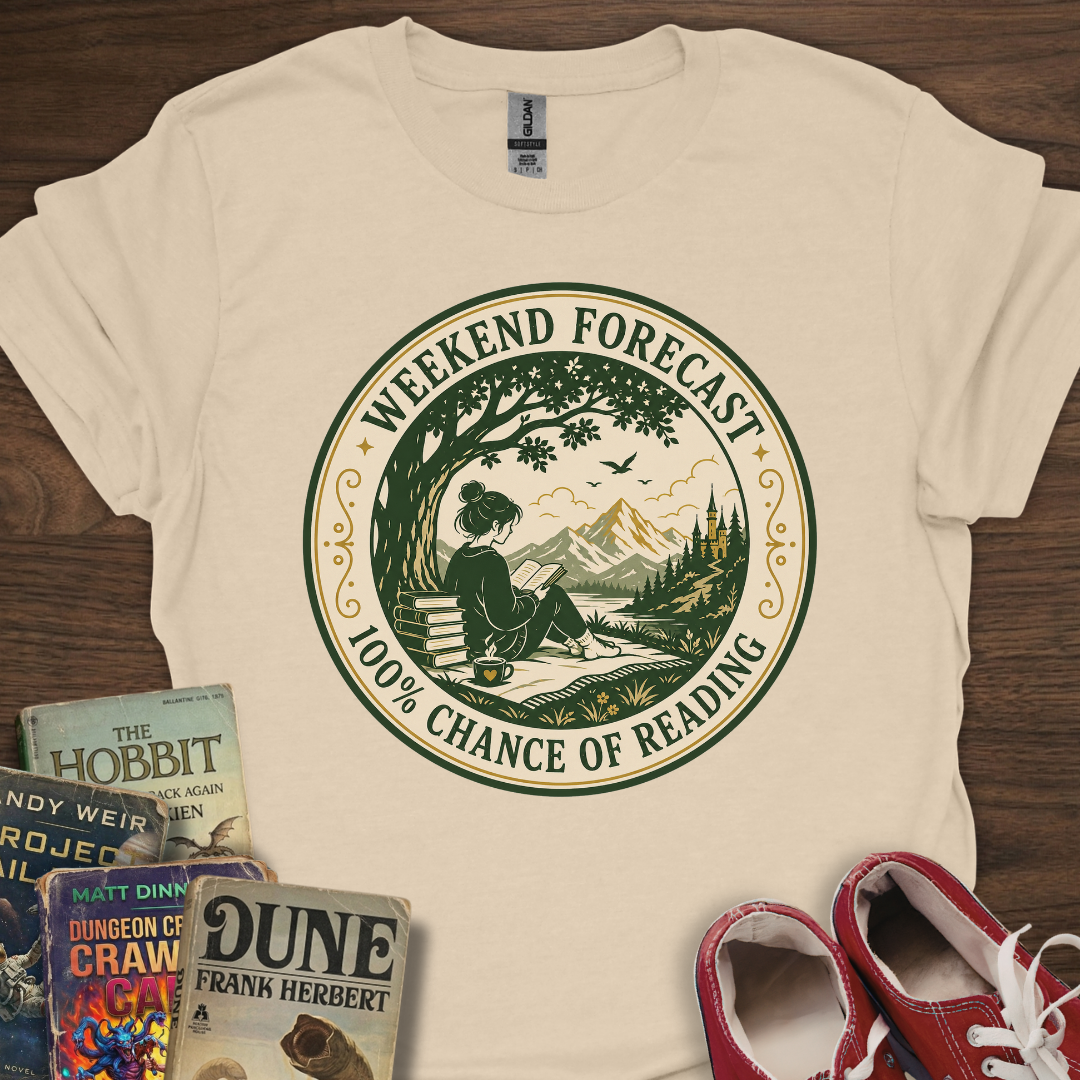 Reading Forecast Badge T-Shirt