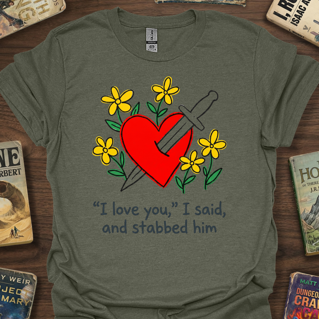 Stabbed Drawing T-Shirt