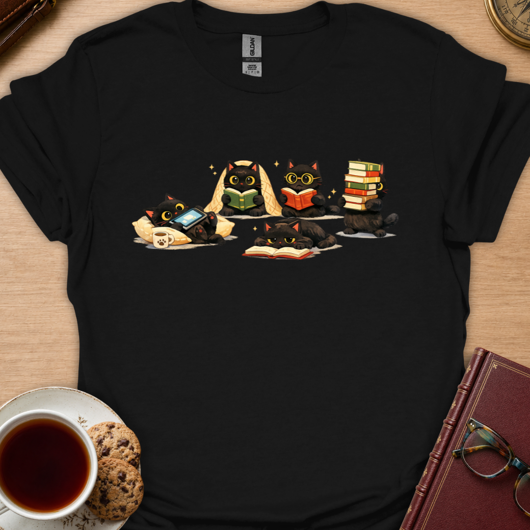 Reading Kittens T-Shirt