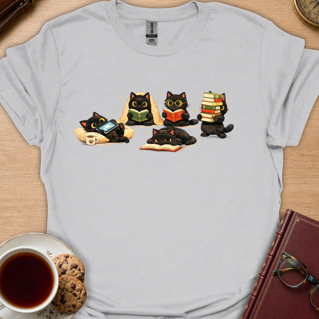 Reading Kittens T-Shirt
