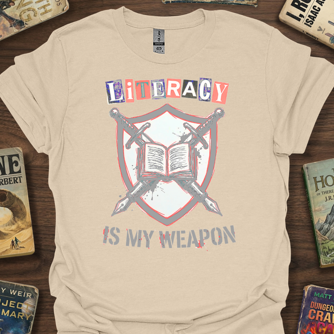 Literacy Is My Weapon Zine T-Shirt