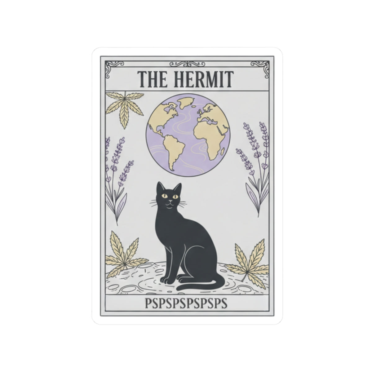 The Hermit Tarot Sticker