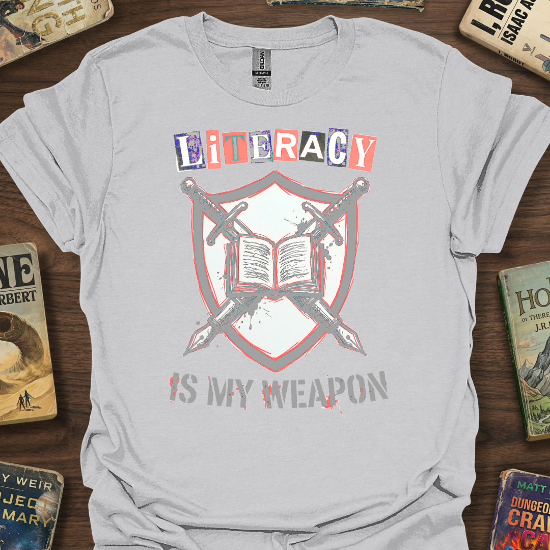 Literacy Is My Weapon Zine T-Shirt