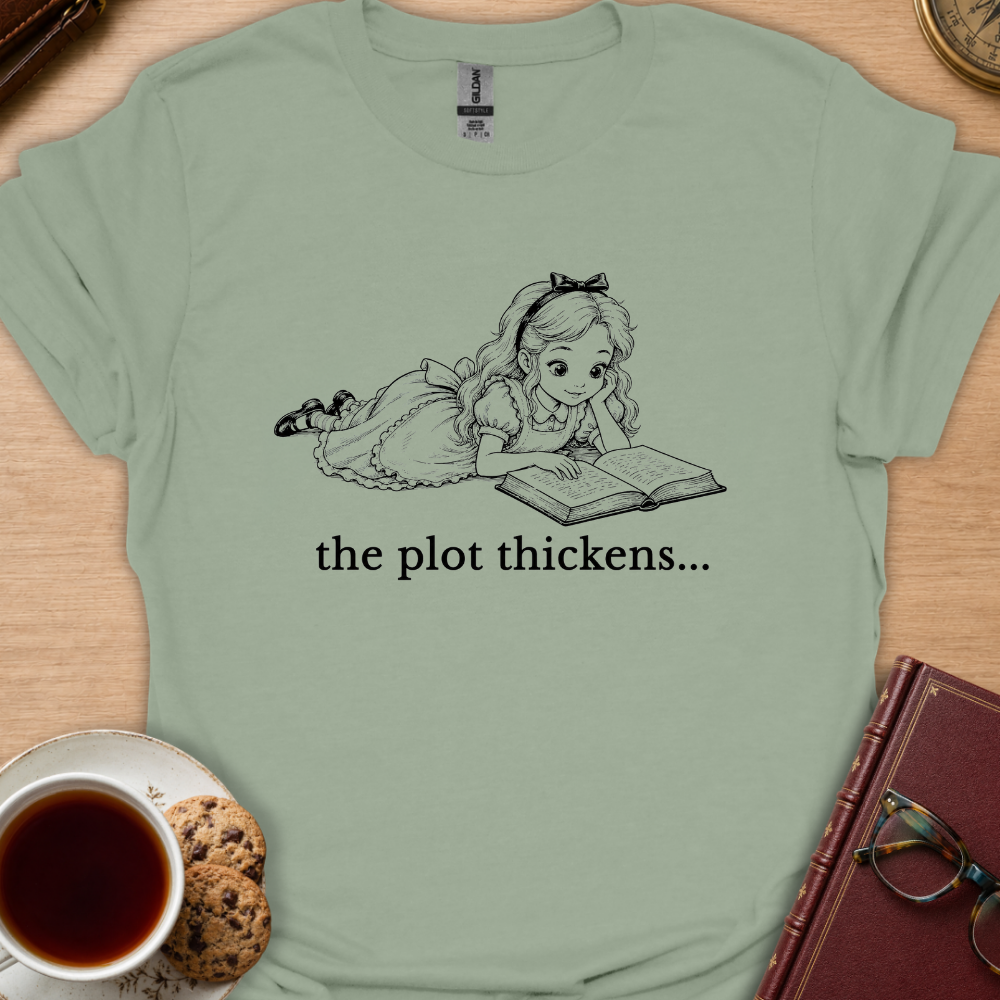 Girl Plot Thickens T-Shirt