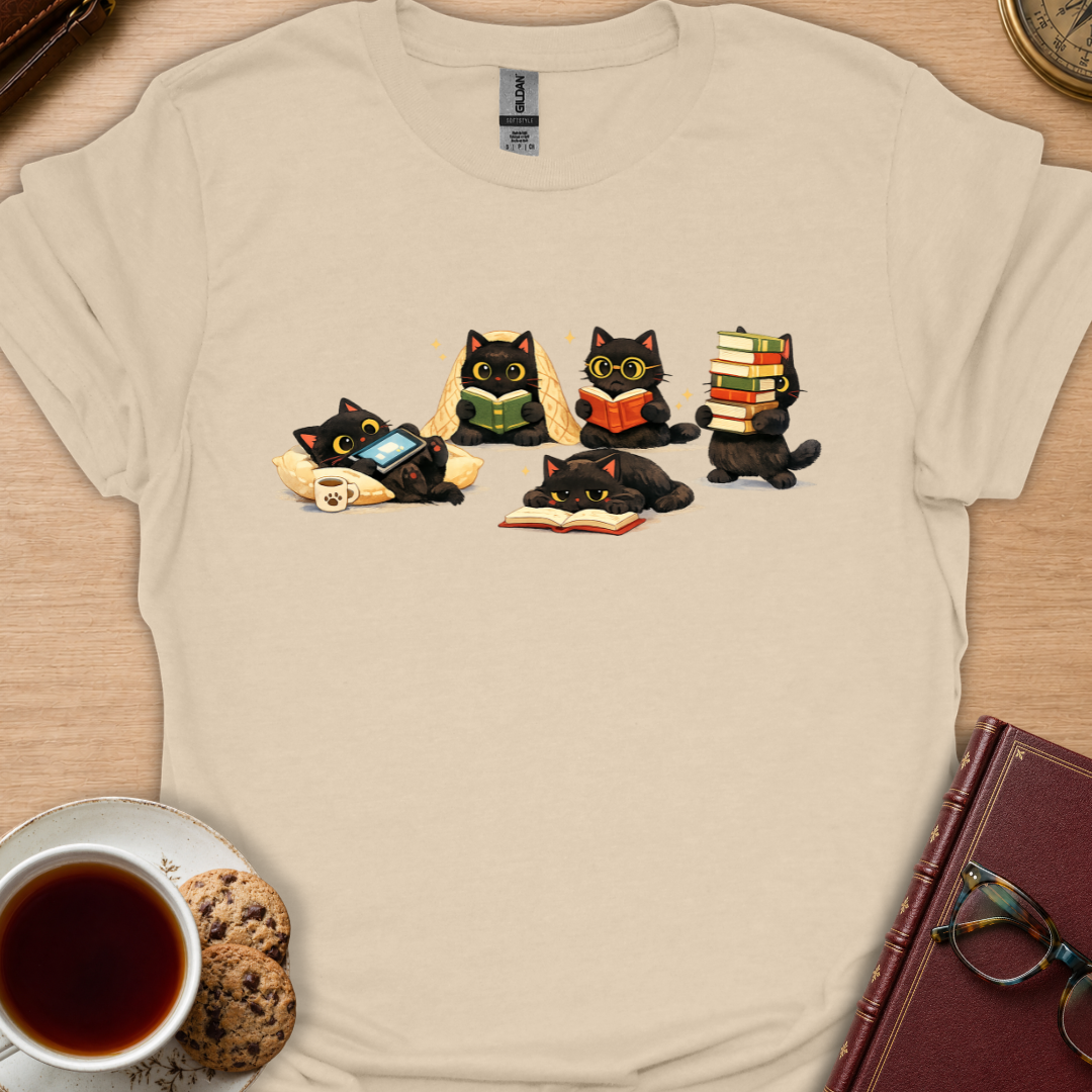 Reading Kittens T-Shirt