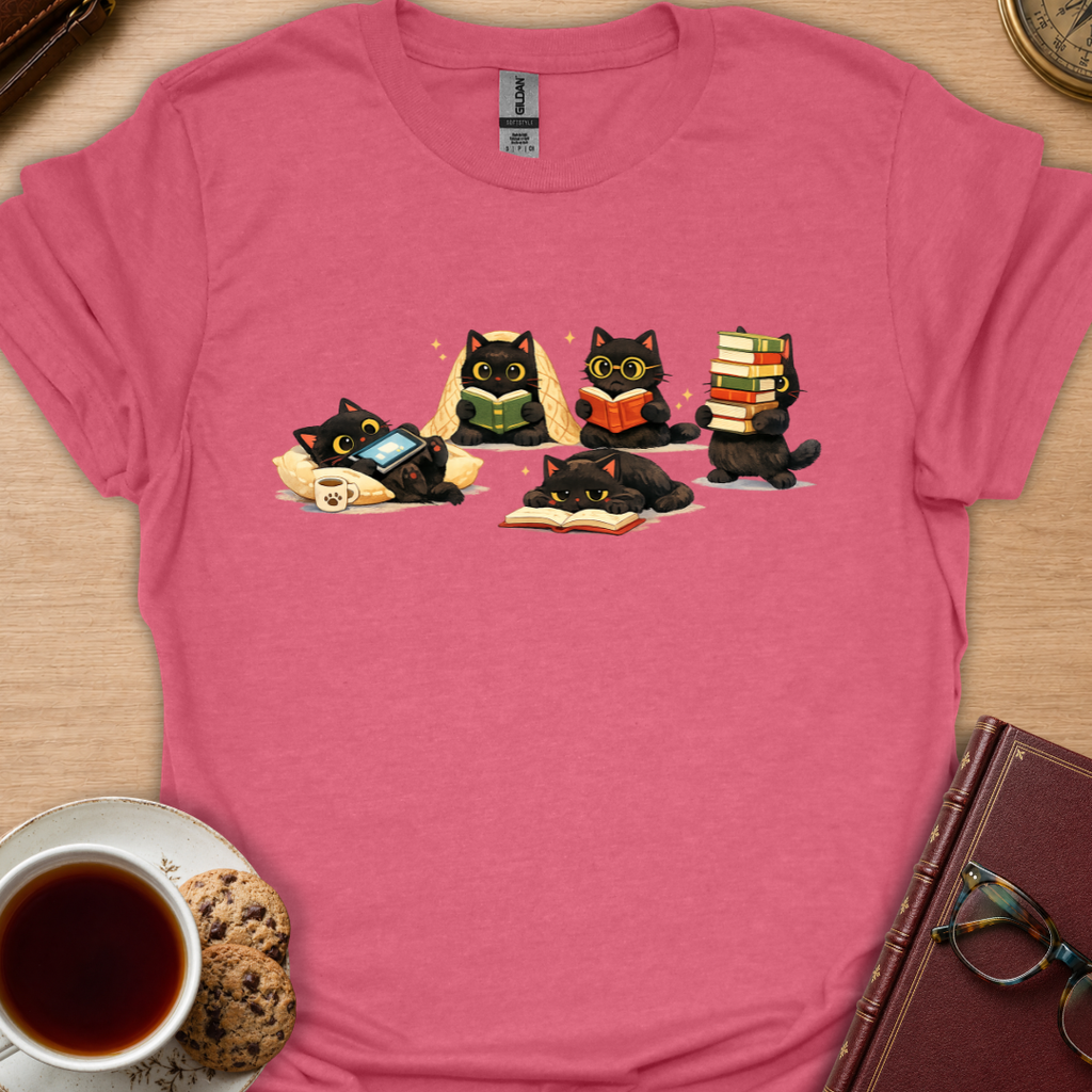 Reading Kittens T-Shirt
