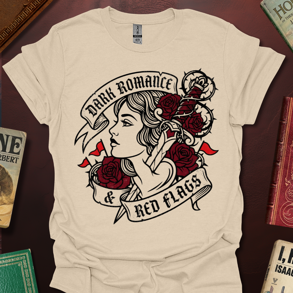 Dark Romance Red Flags T-Shirt