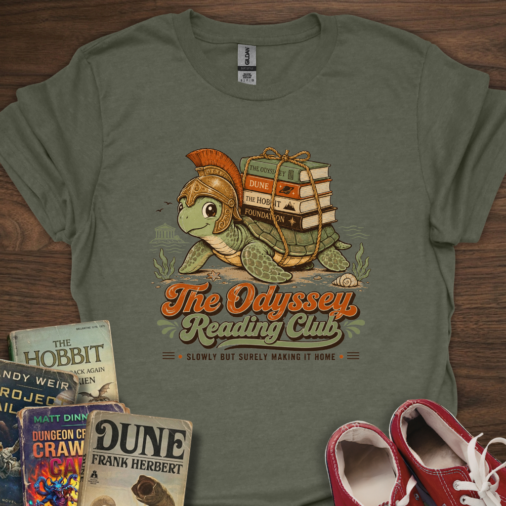 Odyssey Book Club Tortoise T-Shirt