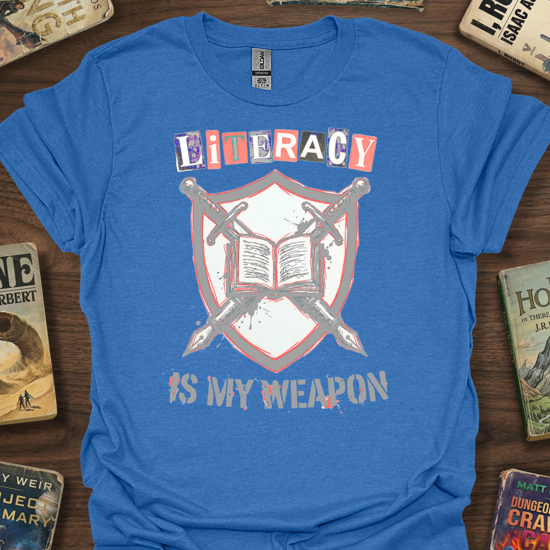 Literacy Is My Weapon Zine T-Shirt