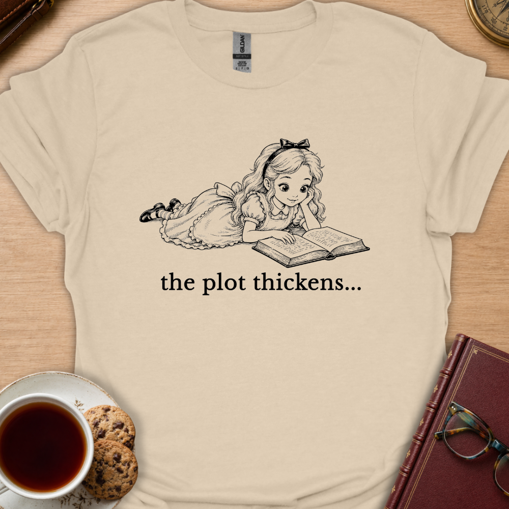 Girl Plot Thickens T-Shirt