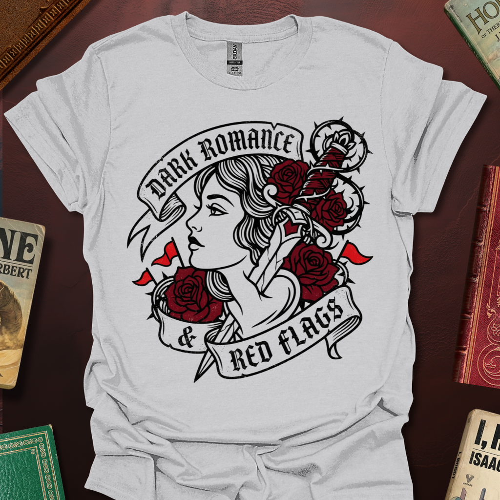 Dark Romance Red Flags T-Shirt
