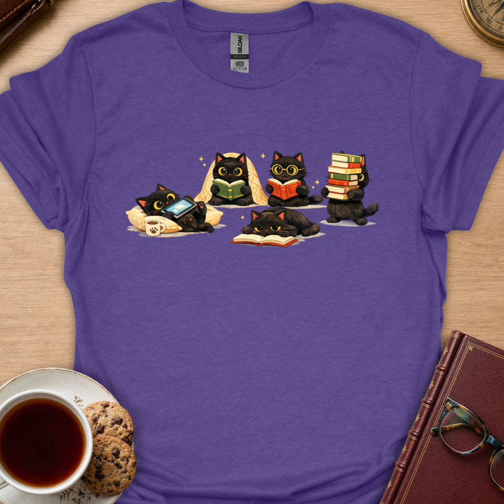 Reading Kittens T-Shirt