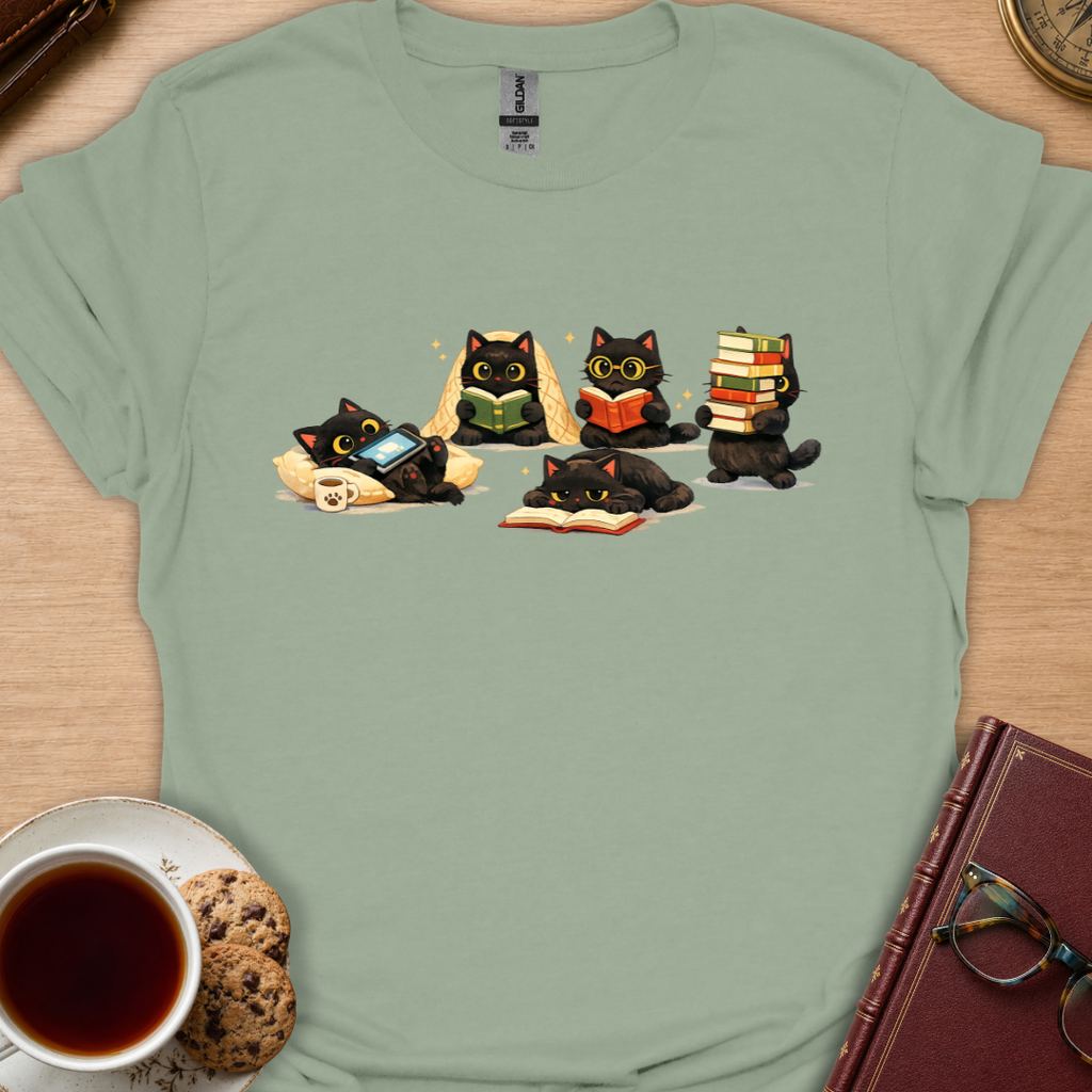 Reading Kittens T-Shirt