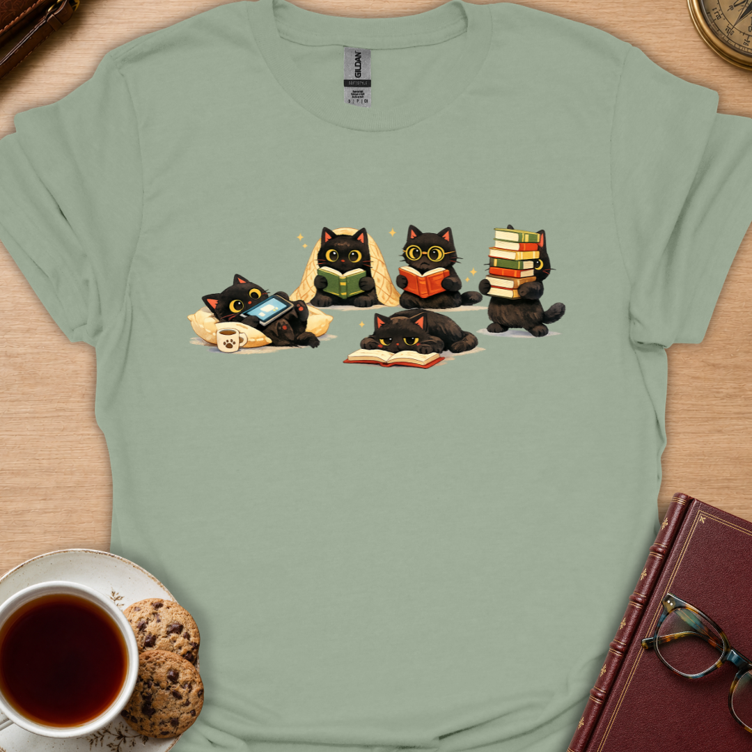 Reading Kittens T-Shirt