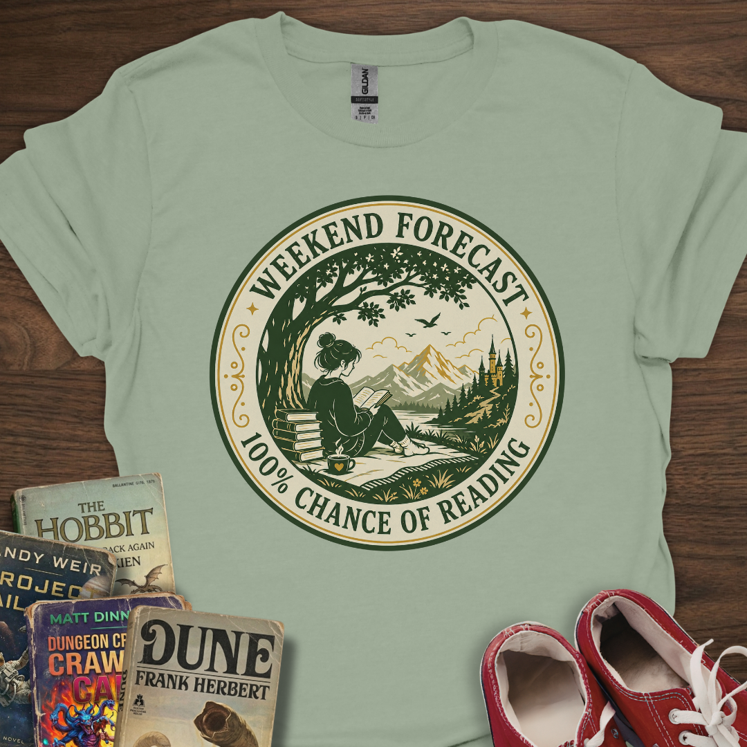 Reading Forecast Badge T-Shirt