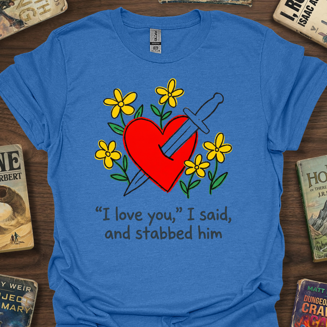 Stabbed Drawing T-Shirt
