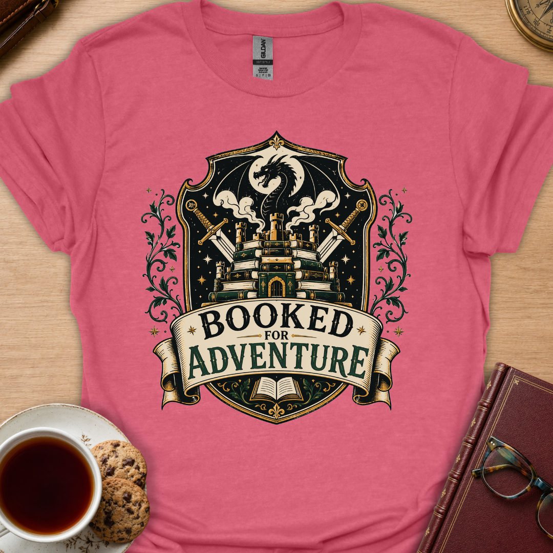 Booked For Adventure Crest T-Shirt