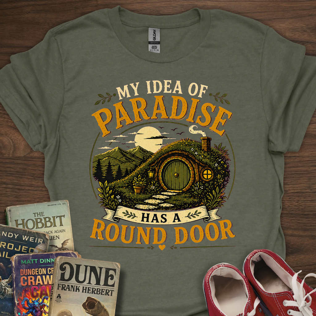 Paradise Round Door T-Shirt
