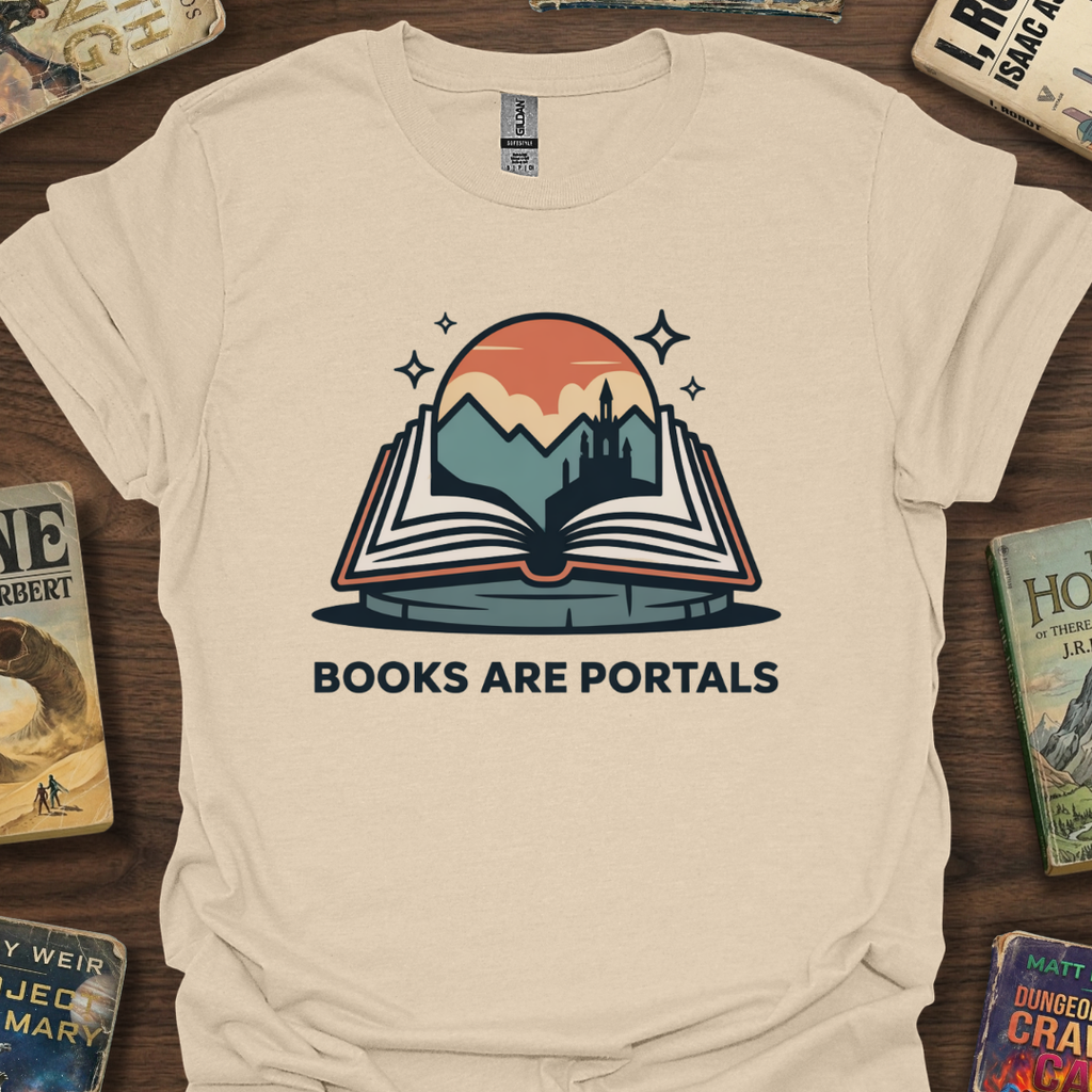 Books Are Portals T-Shirt
