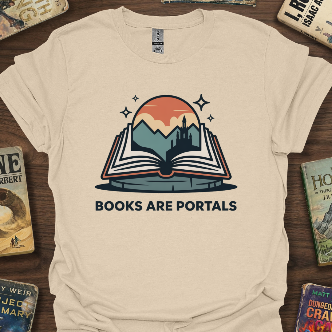 Books Are Portals T-Shirt