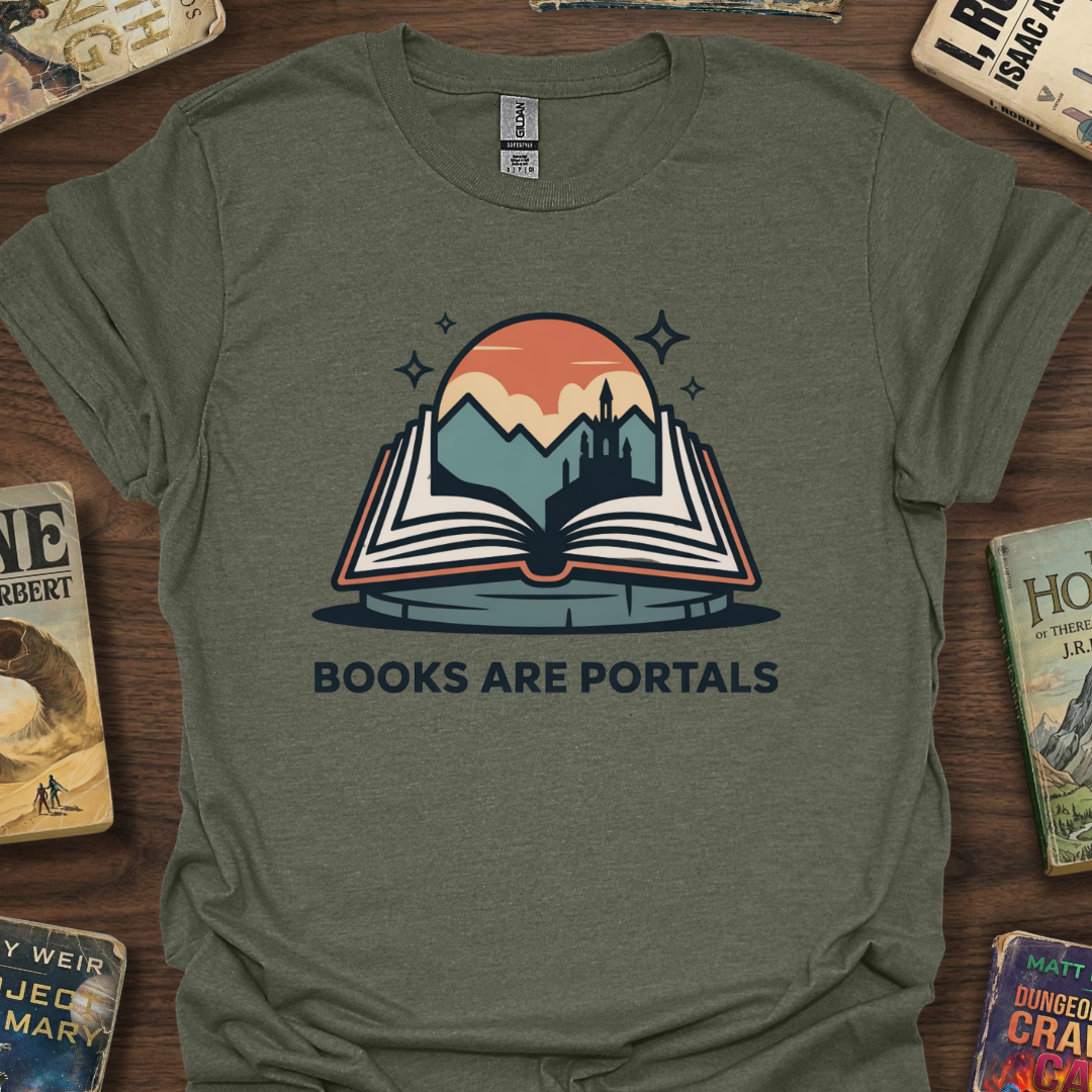 Books Are Portals T-Shirt